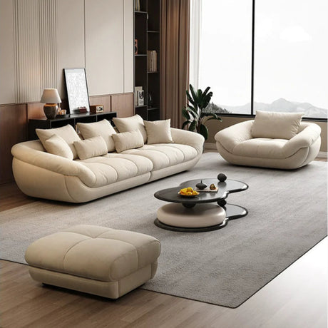 DIPU Serena Cream Minimalist Leisure Sofa from DIPU