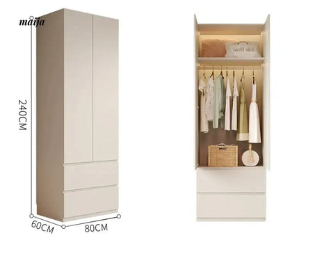 MEIHOUSE Light Luxury Bedroom Large Wardrobe Storage from MEIHOUSE