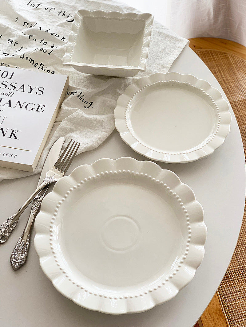 YASUKI Anabelle Elegant Pure White Ceramic Cookware Set from YASUKI