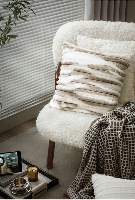 VANT Isadora Luxe Plush Bay Window Pillowcases from VANT