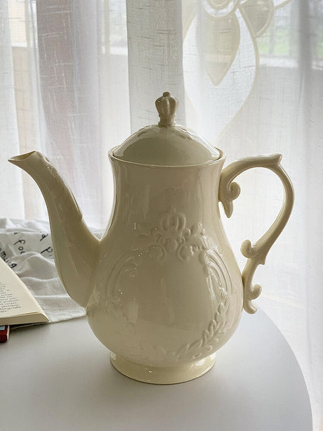 YASUKI Jasper Elegant Relief Design Teapot from YASUKI