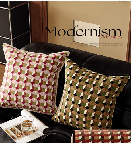 VANT Caelum Vintage Floral Plush Cushion Pillow Set from VANT