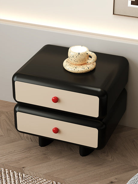APARTMENT NO.7 Giovanni Chic Modern Black Bedside Table from APARTMENT NO.7