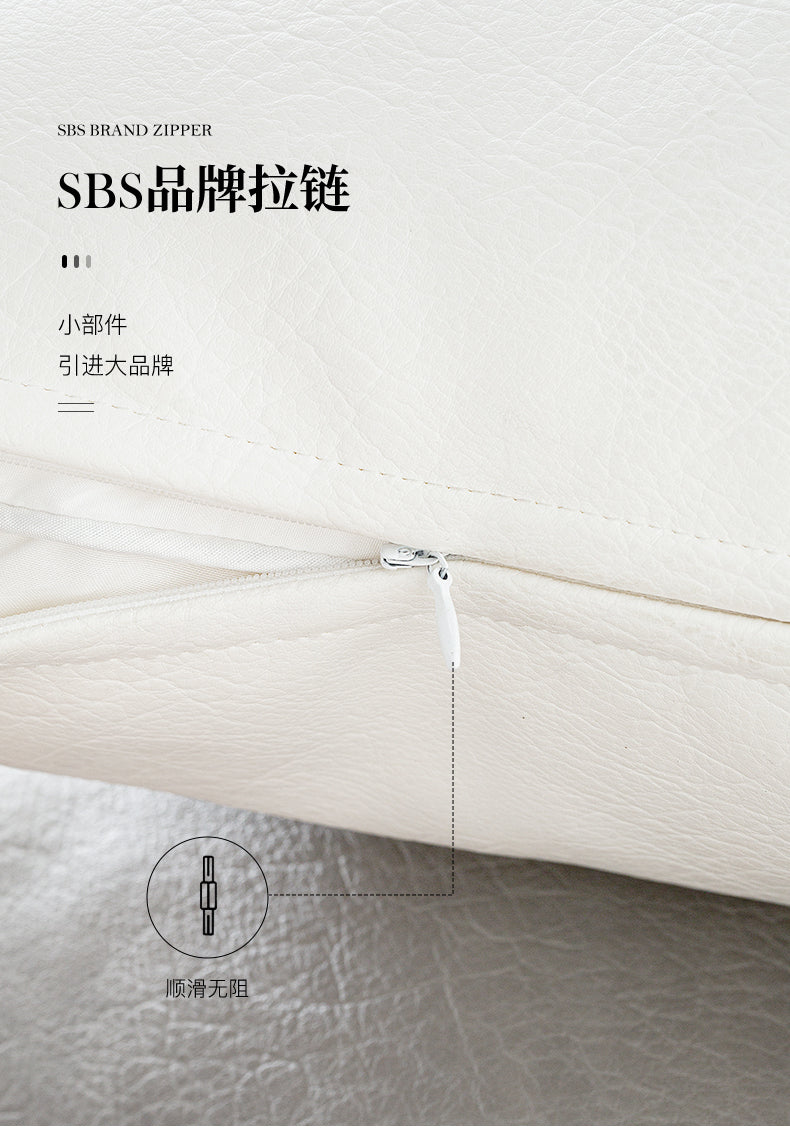 VANT Marisol Luxurious Imitation Leather Lumbar Pillow from VANT