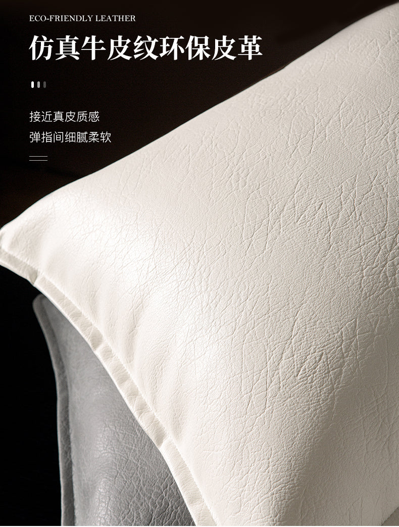 VANT Marisol Luxurious Imitation Leather Lumbar Pillow from VANT
