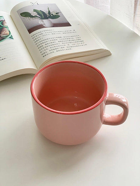 YASUKI Arabella Fuchsia Capacious Ceramic Coffee Mug 300ml from YASUKI