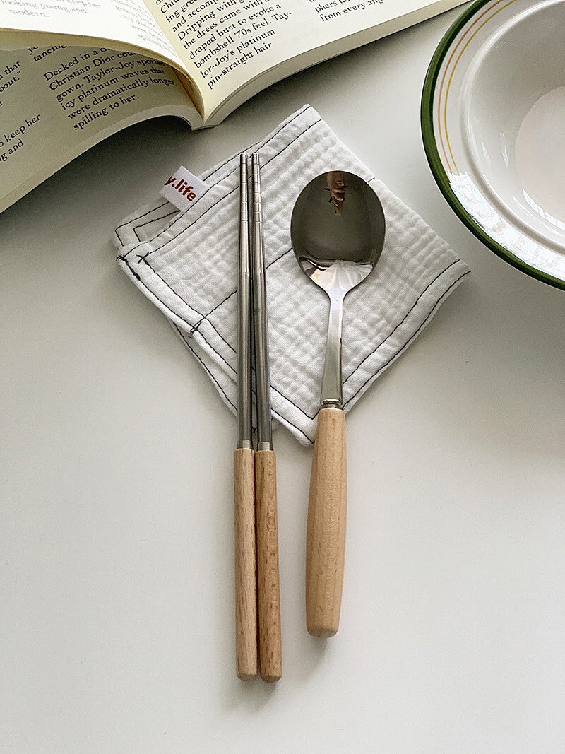 YASUKI Oliver Vintage Wooden Chopsticks Set from YASUKI