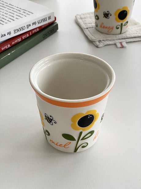 YASUKI Amelie Charming Floral Ceramic Water Cup from YASUKI
