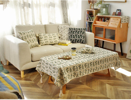 CHESTNUT COCOON Marisol Elegant Light Embroidered Tablecloth from CHESTNUT COCOON