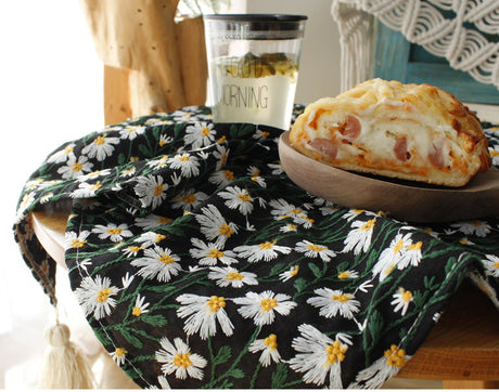 CHESTNUT COCOON Marisol Elegant Light Embroidered Tablecloth from CHESTNUT COCOON