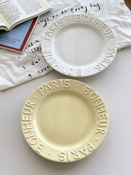YASUKI Jisoo Elegant Matte Ceramic Plate from YASUKI
