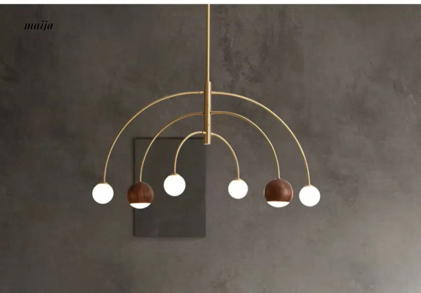 CH LIGHTING Scandinavian Copper Bar Ceiling Lamp from CH LIGHTING
