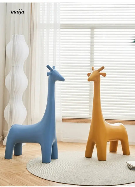 LOWERLEFT Giraffe Kids Shoe Stool from Lower Left