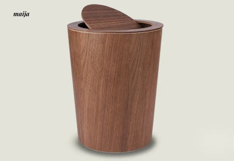 MUSN Desktop Wooden Trash Bin from MUSN