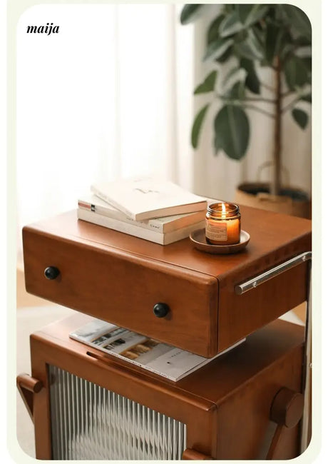 OCC Japanese Solid Wood Bedside Cabinet from OCC