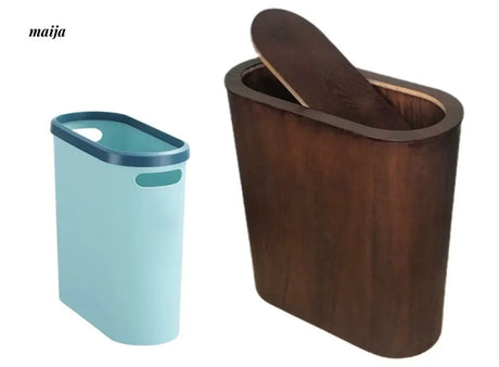 MUSN Compact Wooden Trash Bin from MUSN