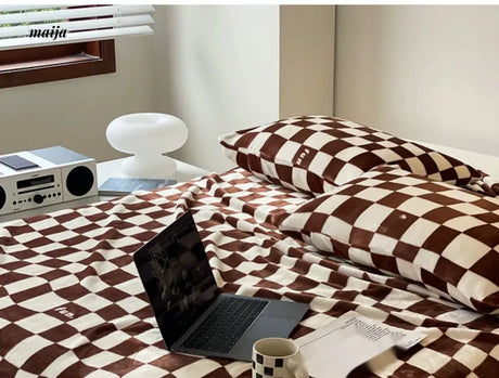 MAN YUE HOME INS Milk Plush Air Conditioning Blanket for Sofas from JOINFIT