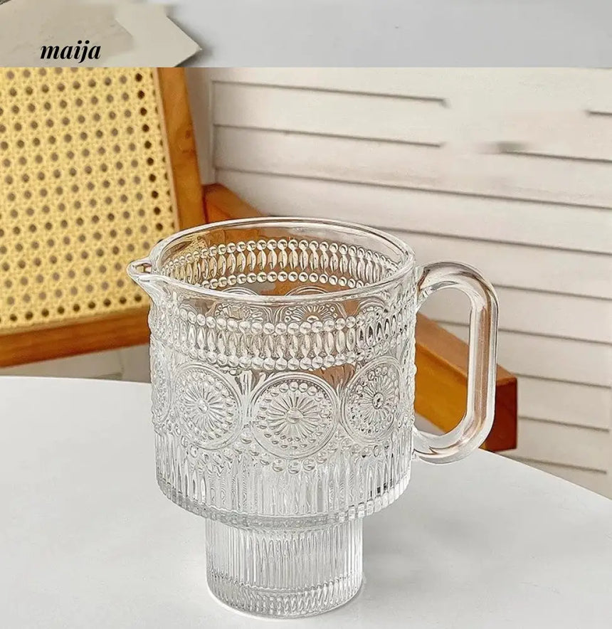 BANKE Large Capacity Fruit Tea Transparent Glass Cup from BANKE