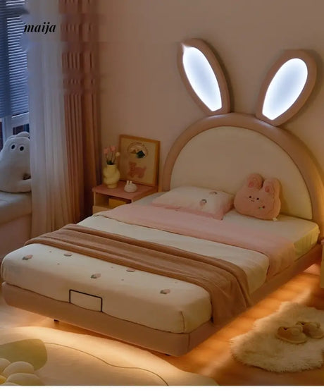 LINSYKIDS Bunny Ears Children's Bed with Lights from LINSY KIDS