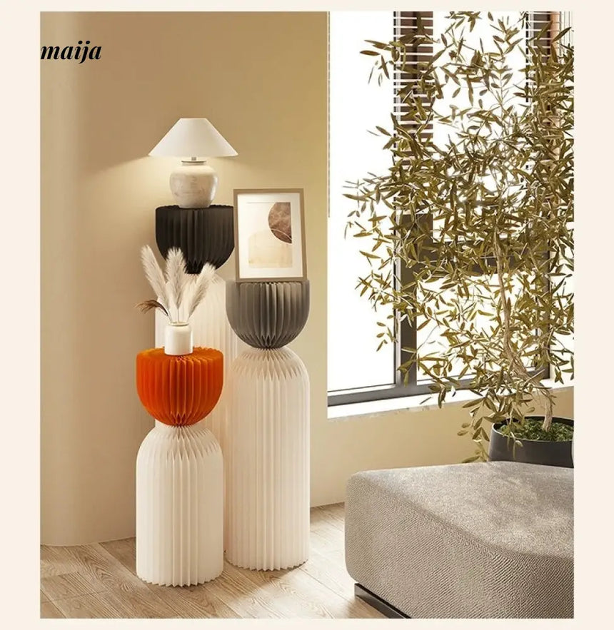 SHIBA Paper Foldable Two Toned Display Stand from Shiba Paper