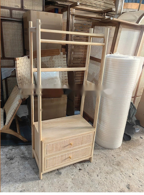 RATTAN CRAFTSMAN Wooden Hanger Japanese Storage from RATTAN CRAFTSMAN