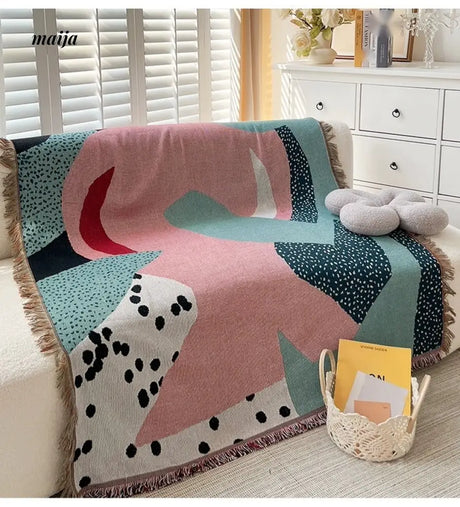 MAN YUE HOME INS Art Blanket for Sofa or Living Room Use from MAN YUE HOME