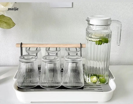 BANKE Glossy Glass Holder Storage Drying Rack from BANKE