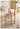 LOWERLEFT Wooden Glass Swivel Cart from Lower Left