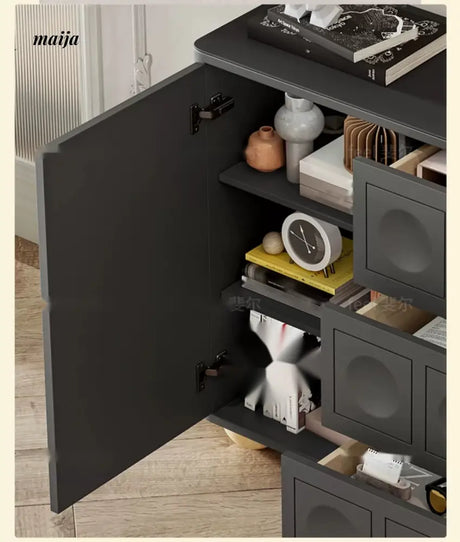 FEEL Wabi-Sabi Black Chest of Drawers from FEEL
