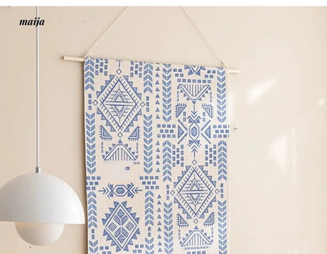 MAN YUE HOME Retro Woven Tapestry for Bedroom Canvas Decor from MAN YUE HOME
