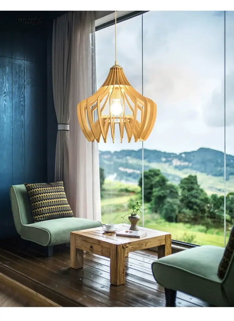 ZHONGSHAN Modern Wooden Ceiling Lamp Japanese Style from ZHONGSHAN