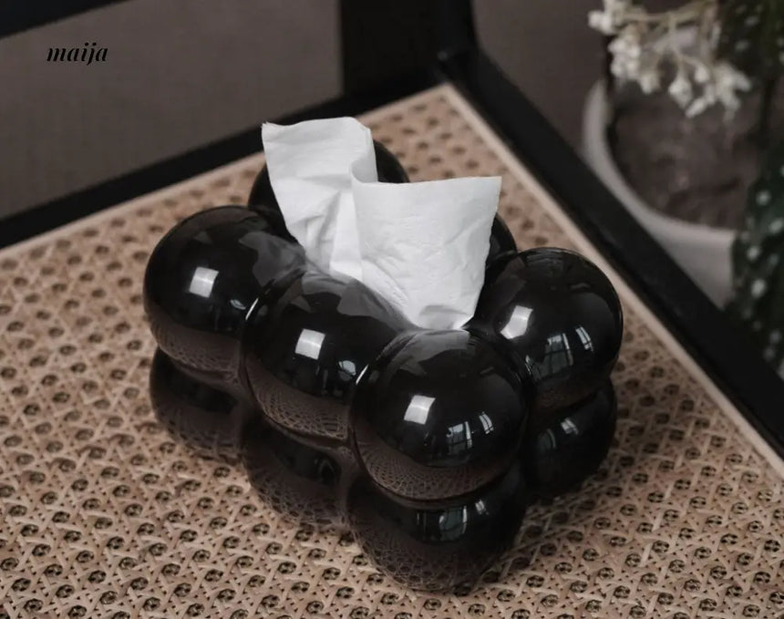 Marshmallow Ceramic Tissue Box from maija