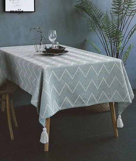Chevron Vintage Tablecloth from maija