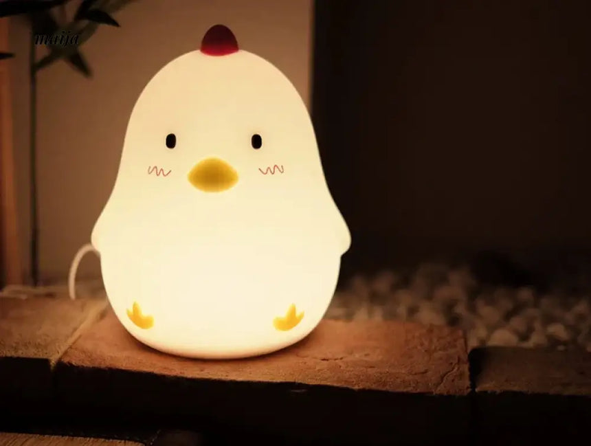 MUID Squeezy Baby Chicken Night Lamp from maija