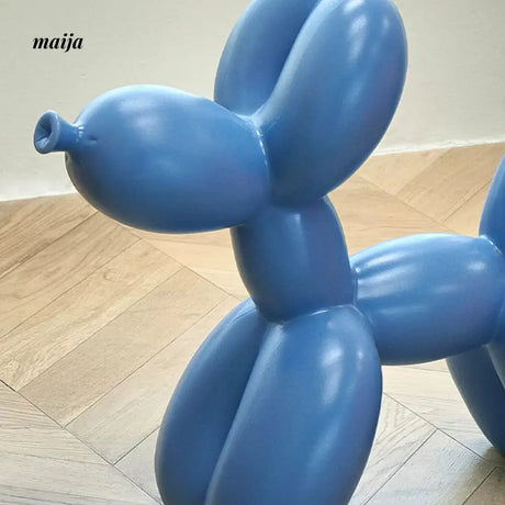 LAZYSPACE Violet Balloon Dog Stool from LAZYSPACE