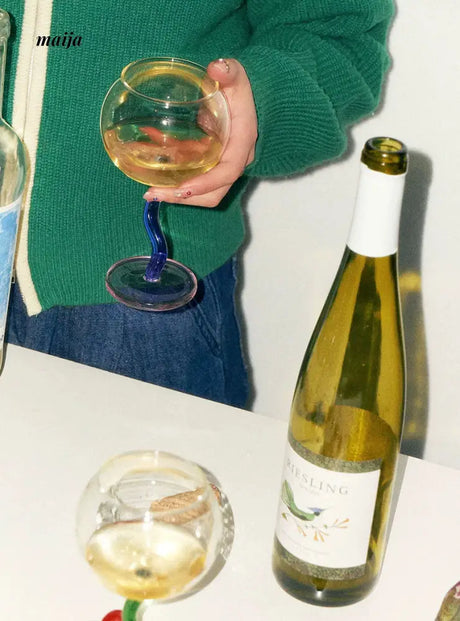 SOREMO Colourful Bubble Wine Glass from maija