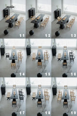 JUWU Caldwell Solid Wood Dining Seating from maija