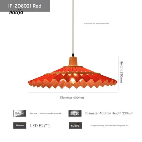 ZHONGSHAN Japanese Ceiling Lamp with Umbrella Design from ZHONGSHAN