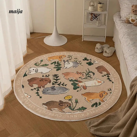 TIPTOE Rabbit Treasure Rug from TIPTOE
