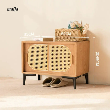 Claudia Sliding Door Shoe Cabinet from maija