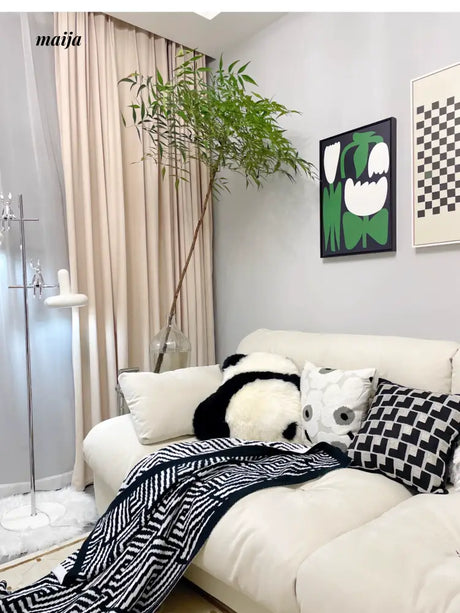 MISTYWOOD Cute Woolen Pillow Panda Design from MISTYWOOD