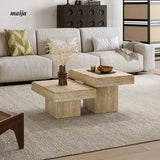 Sana Natural Travertine Coffee Table from maija