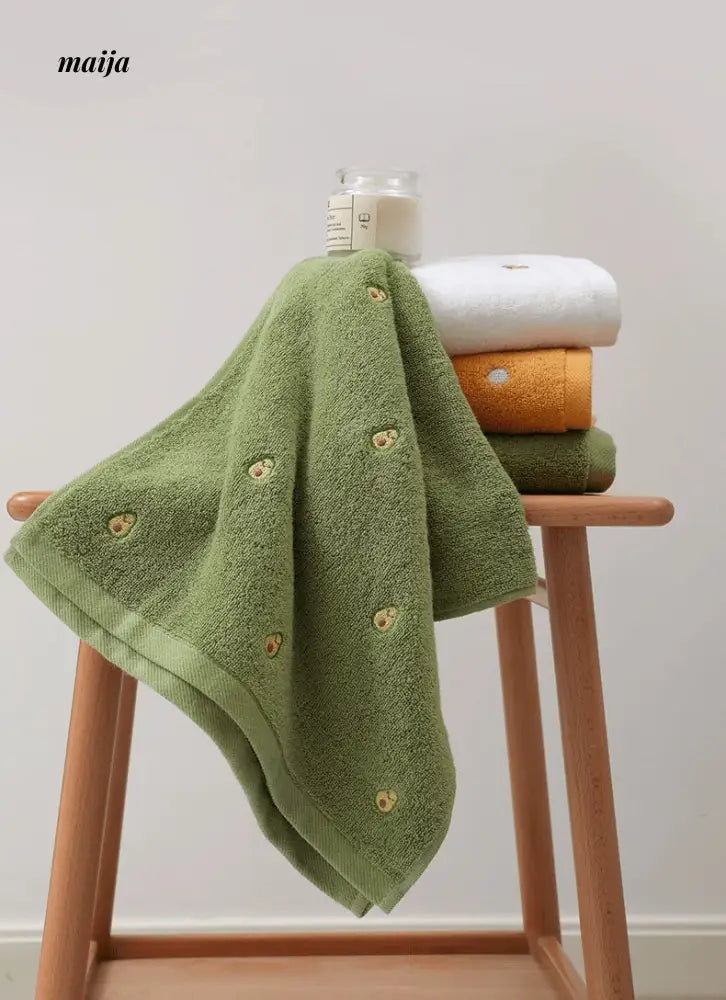Avocado Cotton Towels from maija
