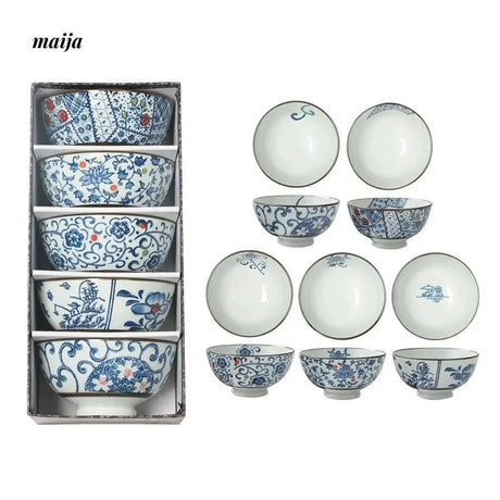 Japanese Ceramic Chie Rice Bowls from maija