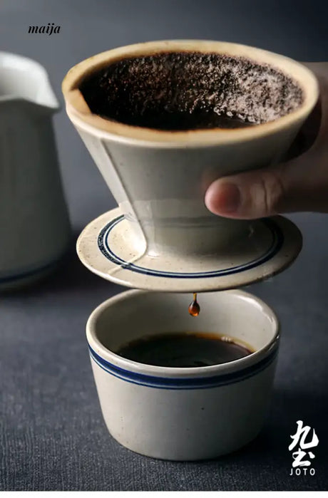 JOTO Ceramic Filter Pot V60 Coffee Hand Set from JOTO
