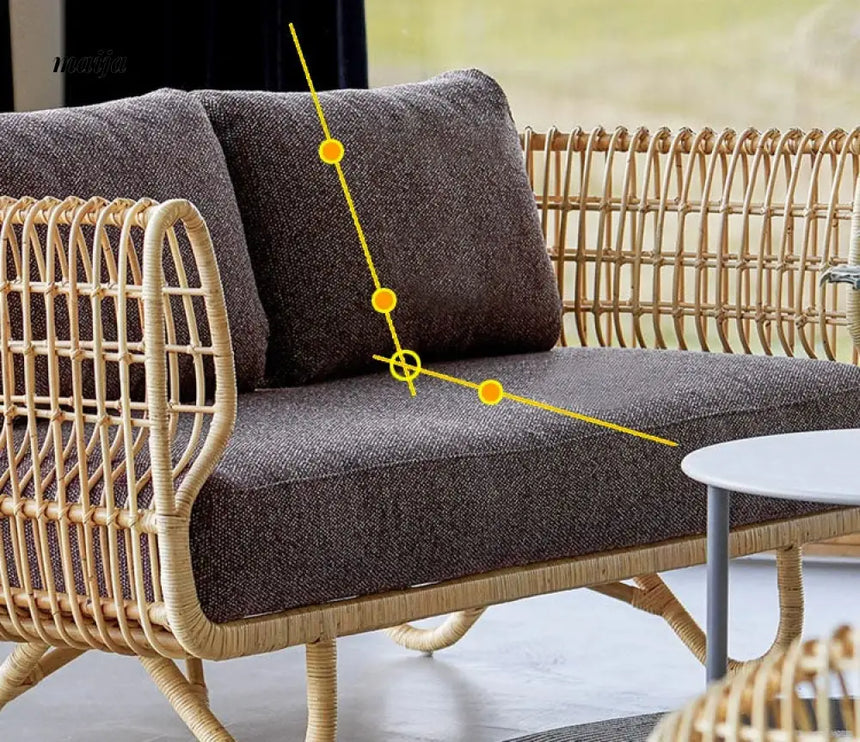 Woven Rattan Outdoor Sofa from maija