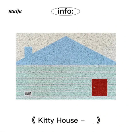 MUYE Kitty House Doormat from MUYE