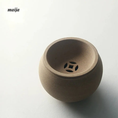 JOTO Handmade Rough Pottery Tea Washing Bowl Set from JOTO