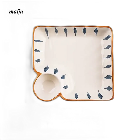 MOSE Dumpling Plate with Vinegar Dish from MOSE
