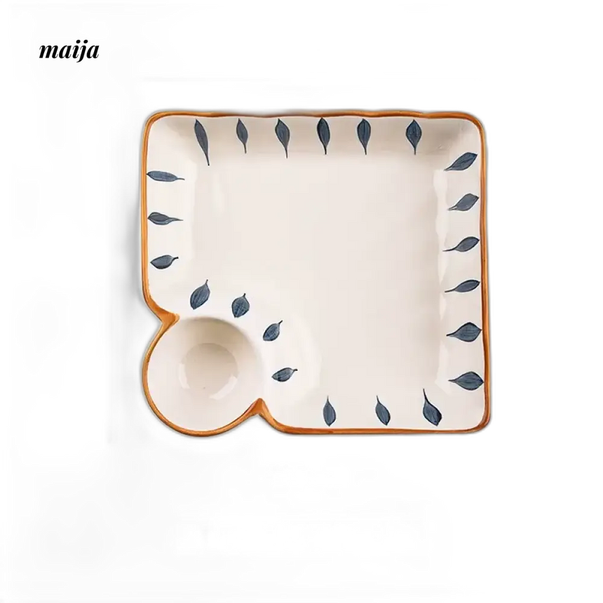 MOSE Dumpling Plate with Vinegar Dish from MOSE